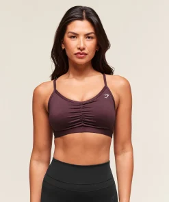 Ruched Sports Bra
