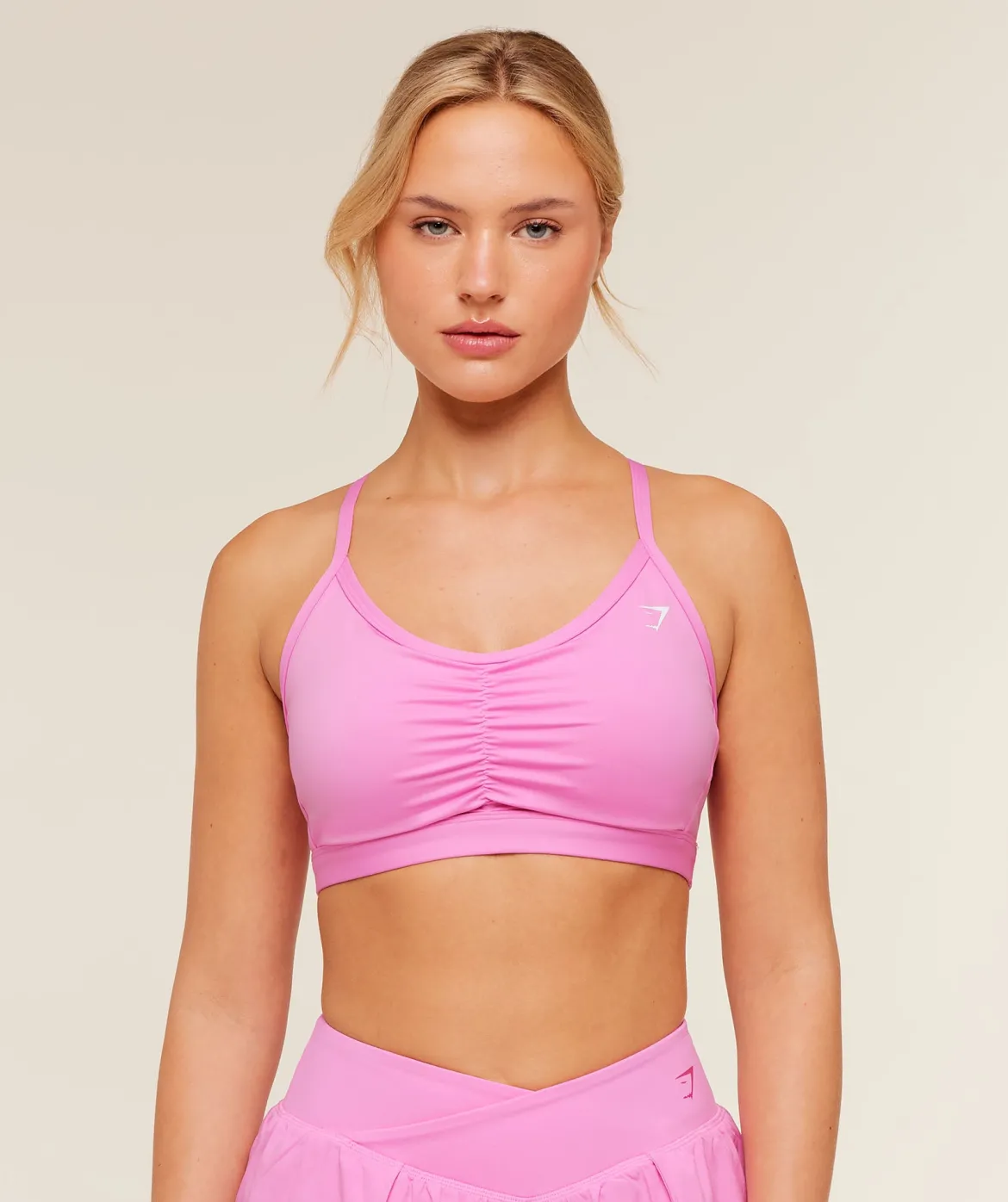 Ruched Sports Bra