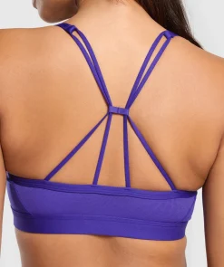Ruched Strappy Sports Bra