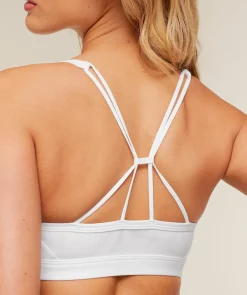 Ruched Strappy Sports Bra