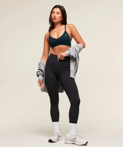 Ruched Strappy Sports Bra