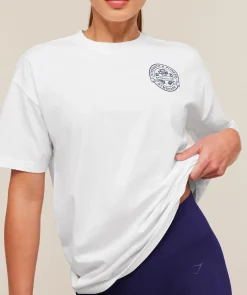 Strength and Fitness Crest Graphic T-Shirt