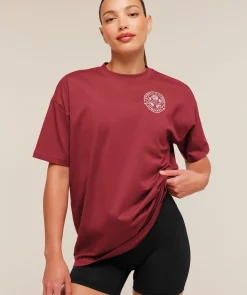 Strength and Fitness Crest Graphic T-Shirt