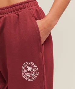 Strength and Fitness Crest Graphic Joggers
