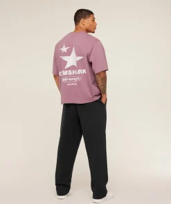 Strength Stars Washed Graphic T-Shirt