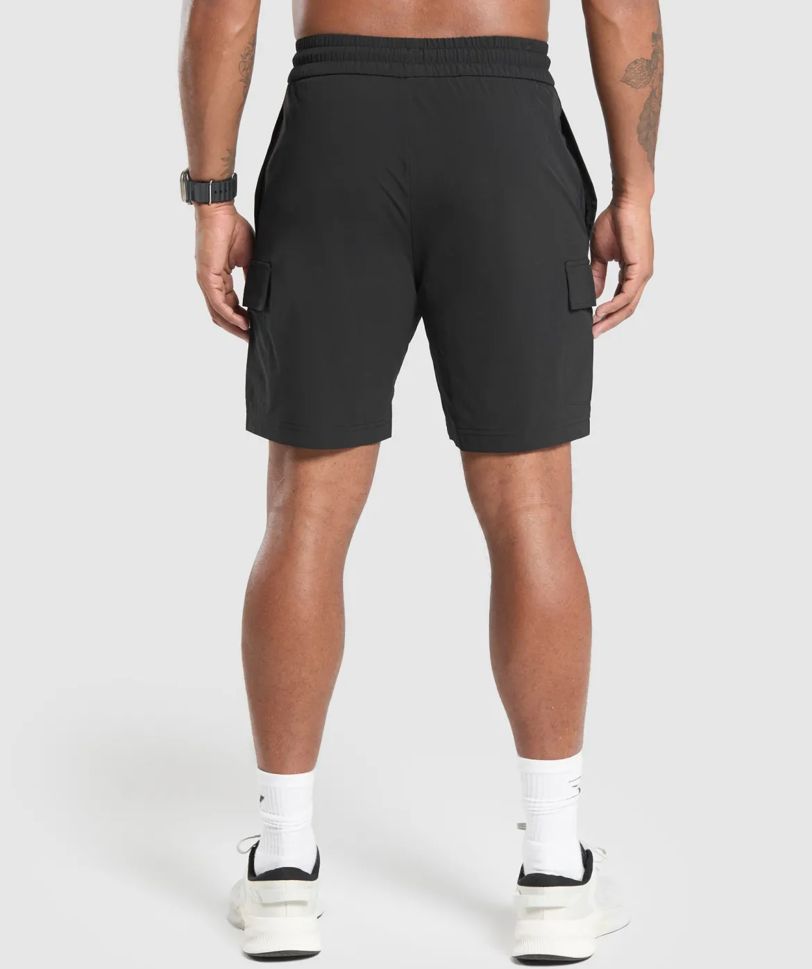 Stretch Woven Cargo Shorts