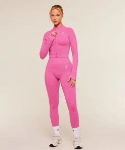 Vital Seamless Midi Zip 2.0 Pullover