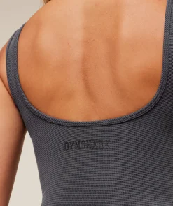 Waffle Cropped Tank