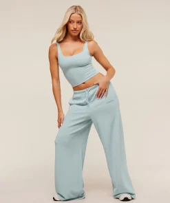 Waffle Cropped Tank
