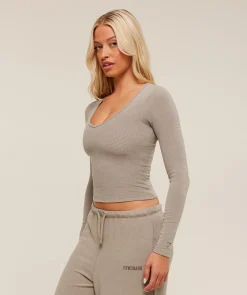 Waffle Long Sleeve Top