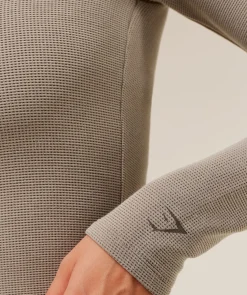 Waffle Long Sleeve Top