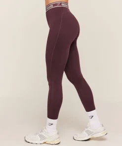 Waistband Logo Leggings