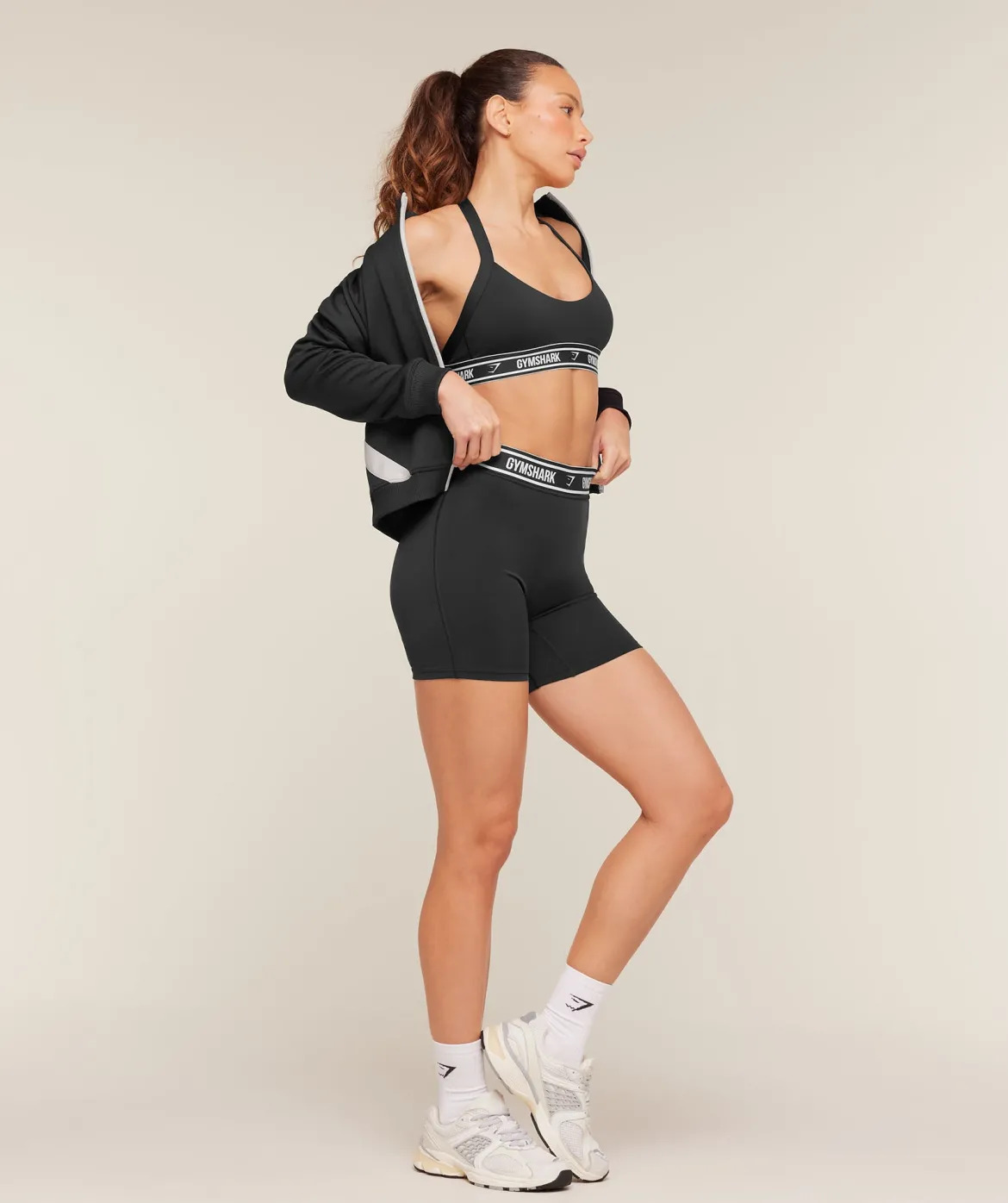 Waistband Logo Shorts