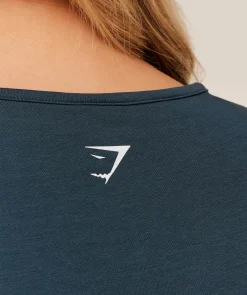 Worn Crest Graphic Baby Tee