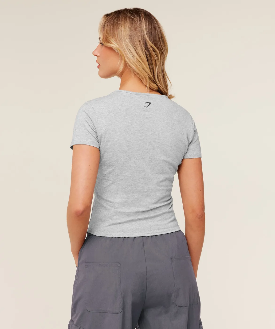 Worn Crest Graphic Baby Tee